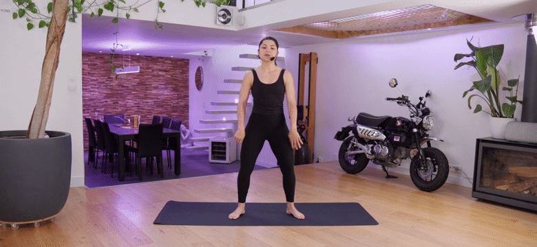 Aperçu animé du cours Pilates avec Virginia